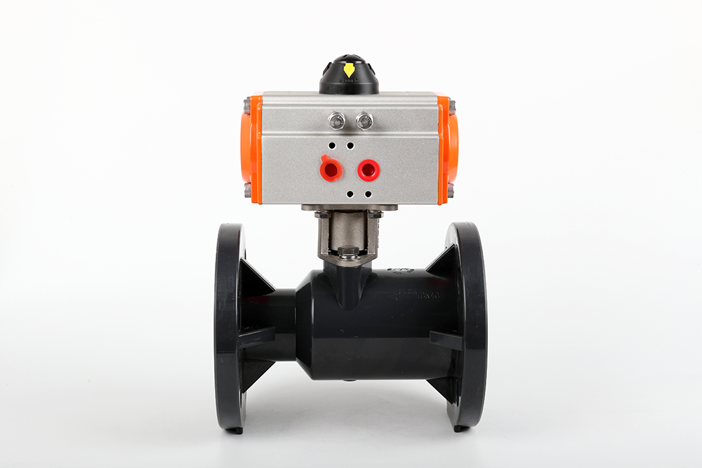 安福气动法兰一体球阀