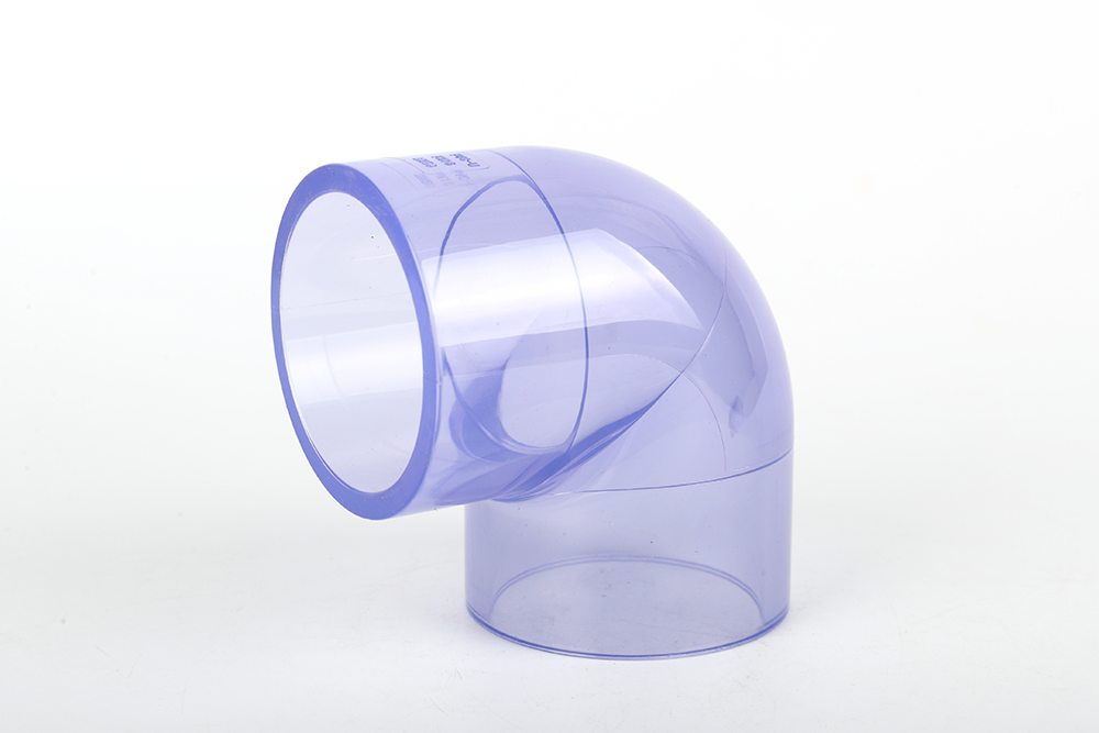 安福透明 90 度弯头